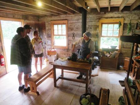 Inside the Log Cabin